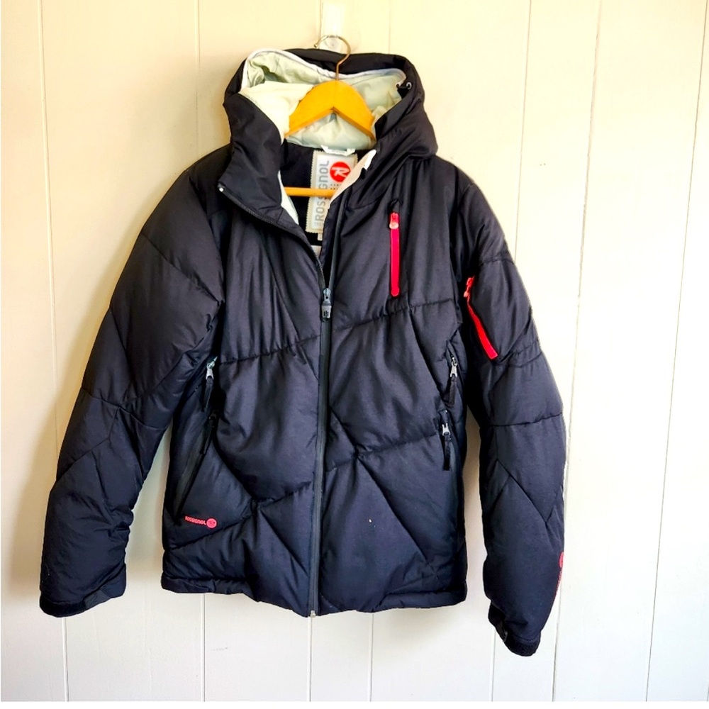 Rossignol Black Snowboard Ski Puffer Jacket Sz M